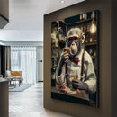 GobekUsa Nordic Gorilla Wall Art Canvas Print