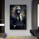 GobekUsa Nordic Gorilla Wall Art Canvas Print