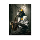 GobekUsa Nordic Gorilla Wall Art Canvas Print
