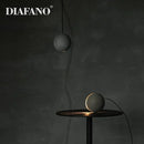 GobekUsa Cement Pendant Light | Nordic Design Moon Planet Hanging Lamp for Dining Room