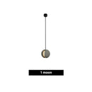 GobekUsa Cement Pendant Light | Nordic Design Moon Planet Hanging Lamp for Dining Room