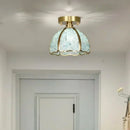 GobekUsa Glass Crystal Ceiling Light Fixture Modern Nordic Design