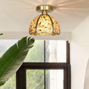 GobekUsa Glass Crystal Ceiling Light Fixture Modern Nordic Design