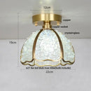 GobekUsa Glass Crystal Ceiling Light Fixture Modern Nordic Design