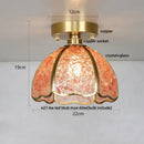 GobekUsa Glass Crystal Ceiling Light Fixture Modern Nordic Design