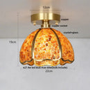 GobekUsa Glass Crystal Ceiling Light Fixture Modern Nordic Design