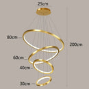 GobekUsa Nordic Home Decor Stair Chandelier Living Room Bedroom Dining Room Lighting