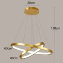 GobekUsa Nordic Home Decor Stair Chandelier Living Room Bedroom Dining Room Lighting