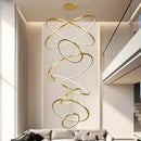 GobekUsa Nordic Home Decor Stair Chandelier Living Room Bedroom Dining Room Lighting