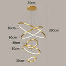 GobekUsa Nordic Home Decor Stair Chandelier Living Room Bedroom Dining Room Lighting