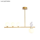 GobekUsa Nordic Island Angel Pendant Light with Opal Glass Shade