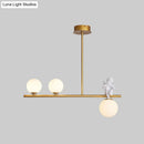 GobekUsa Nordic Island Angel Pendant Light with Opal Glass Shade