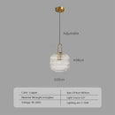 Nordic Japanese Glass Pendant Light