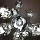 GobekUsa Nordic Lava Glass Chandelier - Minimalist Bedroom Dining Room Pendant Lamp