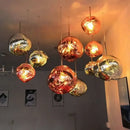 GobekUsa Nordic Lava Glass Chandelier - Minimalist Bedroom Dining Room Pendant Lamp