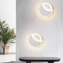 GobekUsa Nordic LED Acrylic Eclipse Wall Sconce in Warm/White Light - Bedroom Lighting