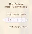 GobekUsa Nordic LED Flowers Table Lamp USB Dimmable For Home Living Table Bedroom Bedside Room Decoration LED Night Lamps Desk Light