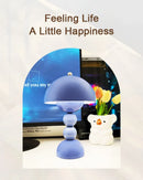 GobekUsa Nordic LED Flowers Table Lamp USB Dimmable For Home Living Table Bedroom Bedside Room Decoration LED Night Lamps Desk Light