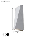 GobekUsa Nordic LED Flush Wall Sconce Black/White Triangular LED Wall Lamp
