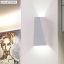 GobekUsa Nordic LED Flush Wall Sconce Black/White Triangular LED Wall Lamp