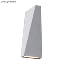 GobekUsa Nordic LED Flush Wall Sconce Black/White Triangular LED Wall Lamp