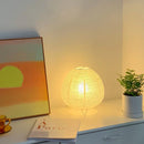 GobekUsa Nordic LED Table Lamp Interior Lighting Wabi Sabi Style Table Light Bedside Bedroom Living Study Home Decoration Desk Lamps