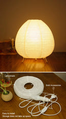 GobekUsa Nordic LED Table Lamp Interior Lighting Wabi Sabi Style Table Light Bedside Bedroom Living Study Home Decoration Desk Lamps
