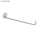 GobekUsa Nordic LED Vanity Light: Acrylic Bathroom Wall Sconce, Flush Mount, White