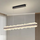 Nordic Linear Brushed Stainless Steel Pendant Light