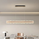 Nordic Linear Brushed Stainless Steel Pendant Light