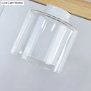 GobekUsa Nordic Linear Wood Island Light with White Glass Shades - 3/4 Heads - Dining Room Hanging Lamp