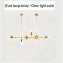 Nordic Long Bar Glass Globe Pendant Light