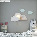 GobekUsa Nordic Macaron LED Cloud Glass Wall Lamps for Children Room