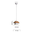 Nordic Macaron Wood Pendant Light