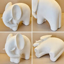 GobekUsa Elephant Resin Statue - Nordic Style Home Office Decor Sculpture