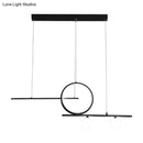 GobekUsa Nordic Metal LED Island Lighting Pendant with Frosted Glass - Black/White/Gold Finish for Dining Room