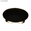GobekUsa Nordic Metallic Mini Wall Light - Ellipse/Curve/Honeycomb Design - 4/6-Bulb LED Wall Washer Sconce in Black for Hallways