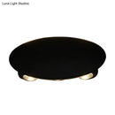 GobekUsa Nordic Metallic Mini Wall Light - Ellipse/Curve/Honeycomb Design - 4/6-Bulb LED Wall Washer Sconce in Black for Hallways