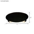 GobekUsa Nordic Metallic Mini Wall Light - Ellipse/Curve/Honeycomb Design - 4/6-Bulb LED Wall Washer Sconce in Black for Hallways