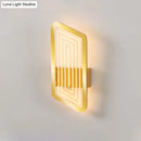 GobekUsa Nordic Metallic Wall Sconce in Black/Gold with Warm/White Light, 12.5"/19.5" Wide
