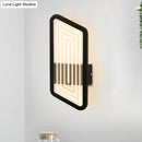 GobekUsa Nordic Metallic Wall Sconce in Black/Gold with Warm/White Light, 12.5"/19.5" Wide