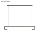 GobekUsa Nordic Minimalist Bar Hanging Rectangular Frame Pendant Light