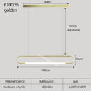 GobekUsa Nordic Minimalist Bar Hanging Rectangular Frame Pendant Light