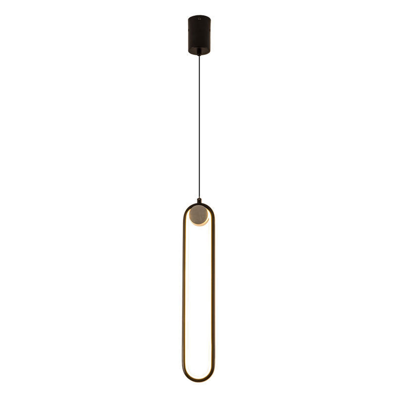 Nordic Minimalist Oval Bedside Chandelier, photo 3 of 6