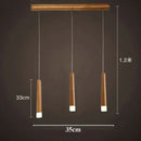 GobekUsa Amani - Nordic Minimalist Wood Art Pendant Lamp