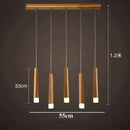 GobekUsa Amani - Nordic Minimalist Wood Art Pendant Lamp
