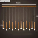 GobekUsa Amani - Nordic Minimalist Wood Art Pendant Lamp