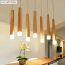 GobekUsa Amani - Nordic Minimalist Wood Art Pendant Lamp