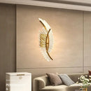 GobekUsa Nordic modern art bedside feather LED Wall Lamp