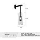 GobekUsa Nordic Modern Decor Glass Lampshade for Bedroom Study Room Stairs Art Wall Lamp